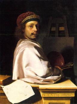 Frans Van Mieris The Elder : self portrait